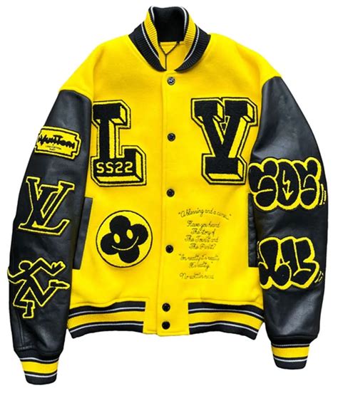 louis vuitton bomber jacket yellow|louis vuitton windbreaker jacket.